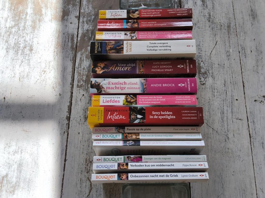 Bouquetreeks boekjes 15 st. Zgan, Ophalen of Verzenden, Zo goed als nieuw