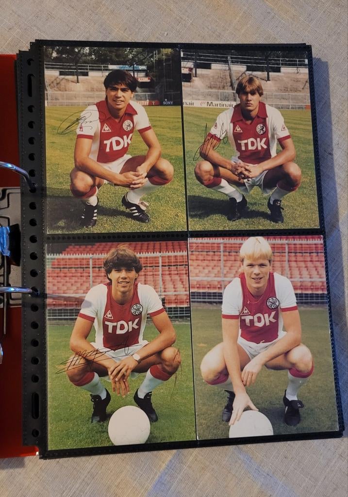 Ajax spelerskaart set 84-85 Rijkaard Van Basten, Ophalen of Verzenden, Zo goed als nieuw, Ajax, Spelerskaart