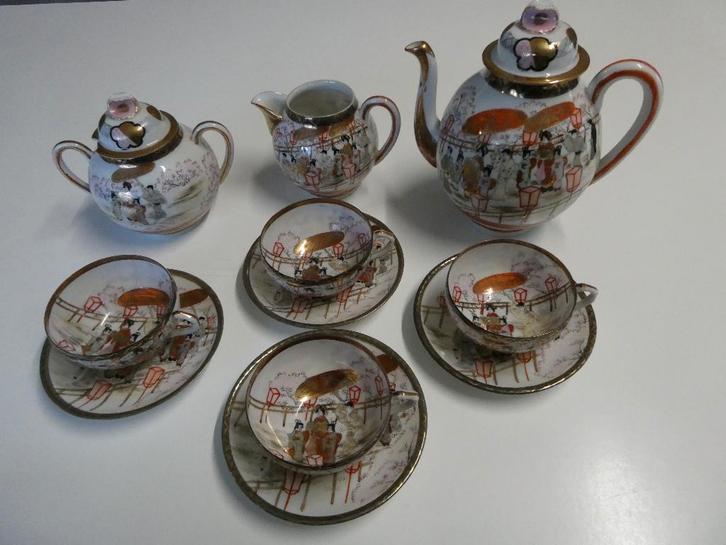 Japans porseleinen eierschaal thee servies, Antiek en Kunst, Antiek | Porselein, Ophalen