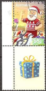 281 Australië 2025 Christmas met tab, Verzenden, Gestempeld