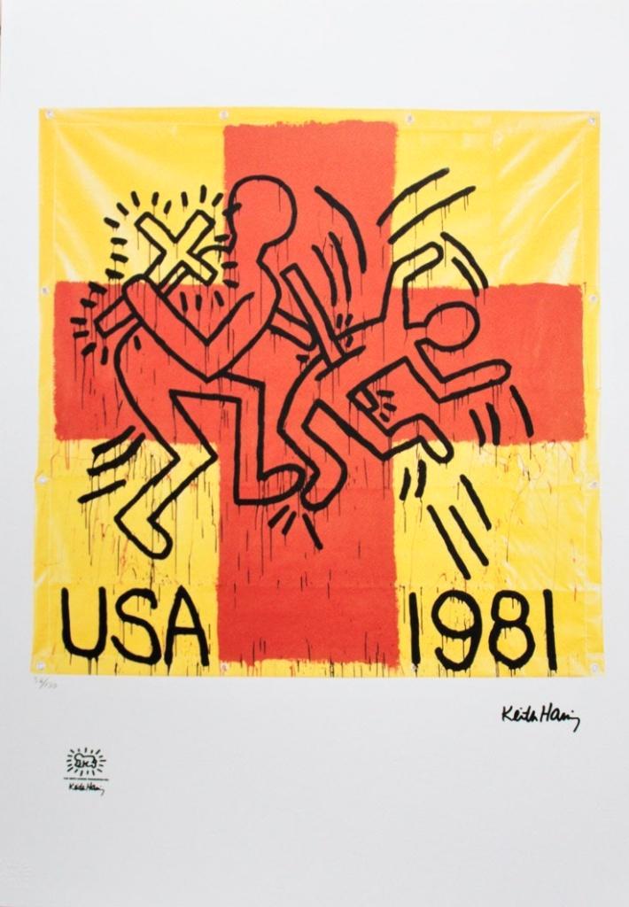 Keith Haring - The Exorcist, Antiek en Kunst, Kunst | Litho's en Zeefdrukken, Ophalen of Verzenden