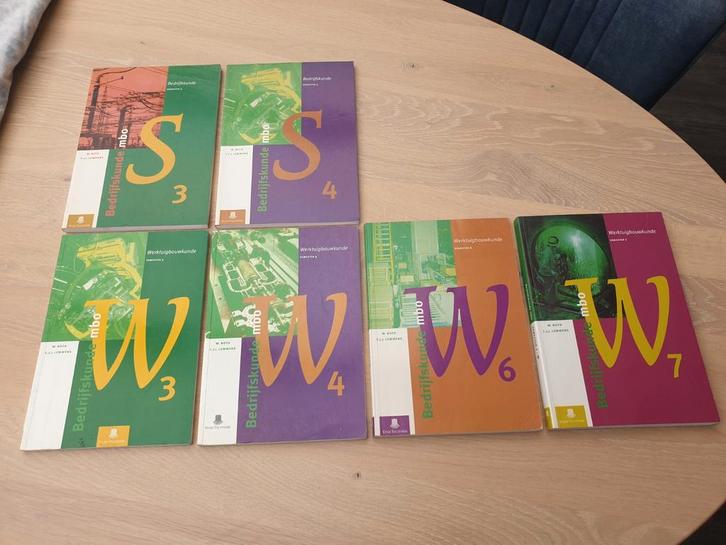 Bedrijfskunde mbo boeken (set van 6), Boeken, Studieboeken en Cursussen, Zo goed als nieuw, MBO, Gamma, Ophalen of Verzenden