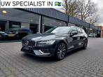Volvo V60 2.0 T6 Recharge AWD Inscription Expression Leer Na, Auto's, Automaat, Zwart, Vierwielaandrijving, Hybride Elektrisch/Benzine