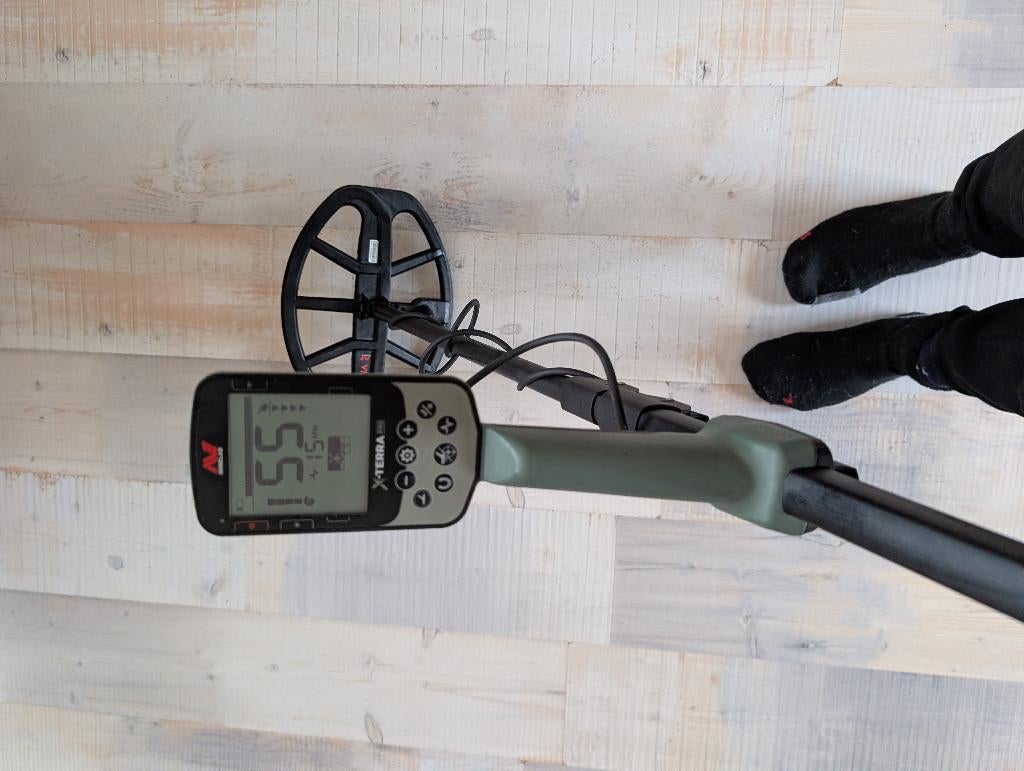 Minelab xterra pro metaaldetector, Hobby en Vrije tijd, Metaaldetectors, Ophalen of Verzenden, Zo goed als nieuw, Minelab