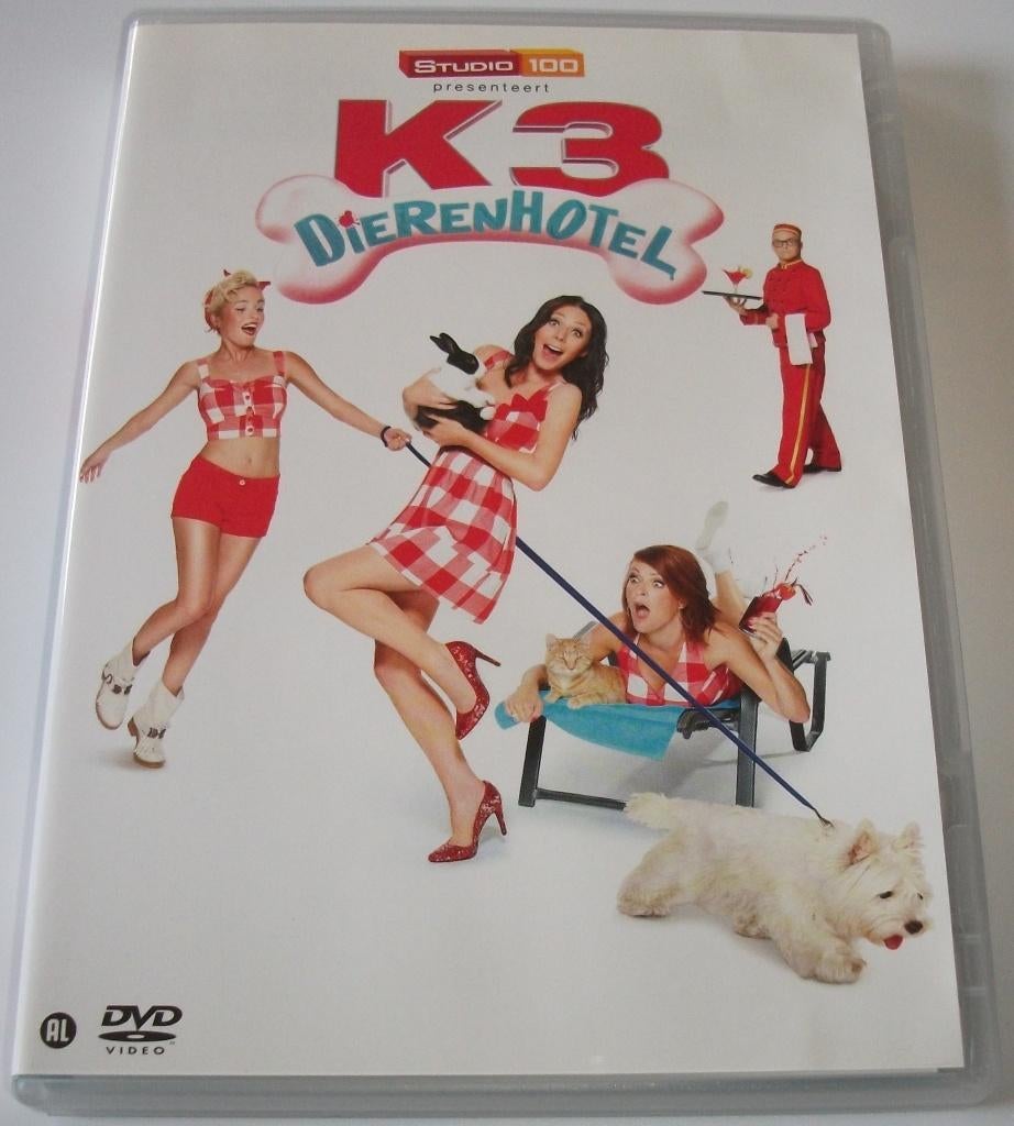 Dvd *** K3 DIERENHOTEL ***, Alle leeftijden, Overige genres, Ophalen of Verzenden, Zo goed als nieuw