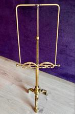 Antieke lessenaar - muziekstandaard - goudkleurig, Antiek en Kunst, Ophalen of Verzenden