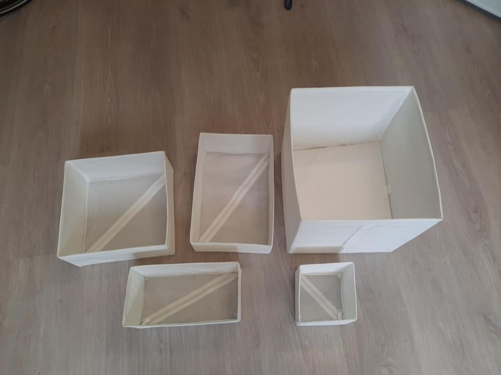 24 witte Ikea Skubb manden in verschillende formaten, Ophalen of Verzenden, Rechthoekig