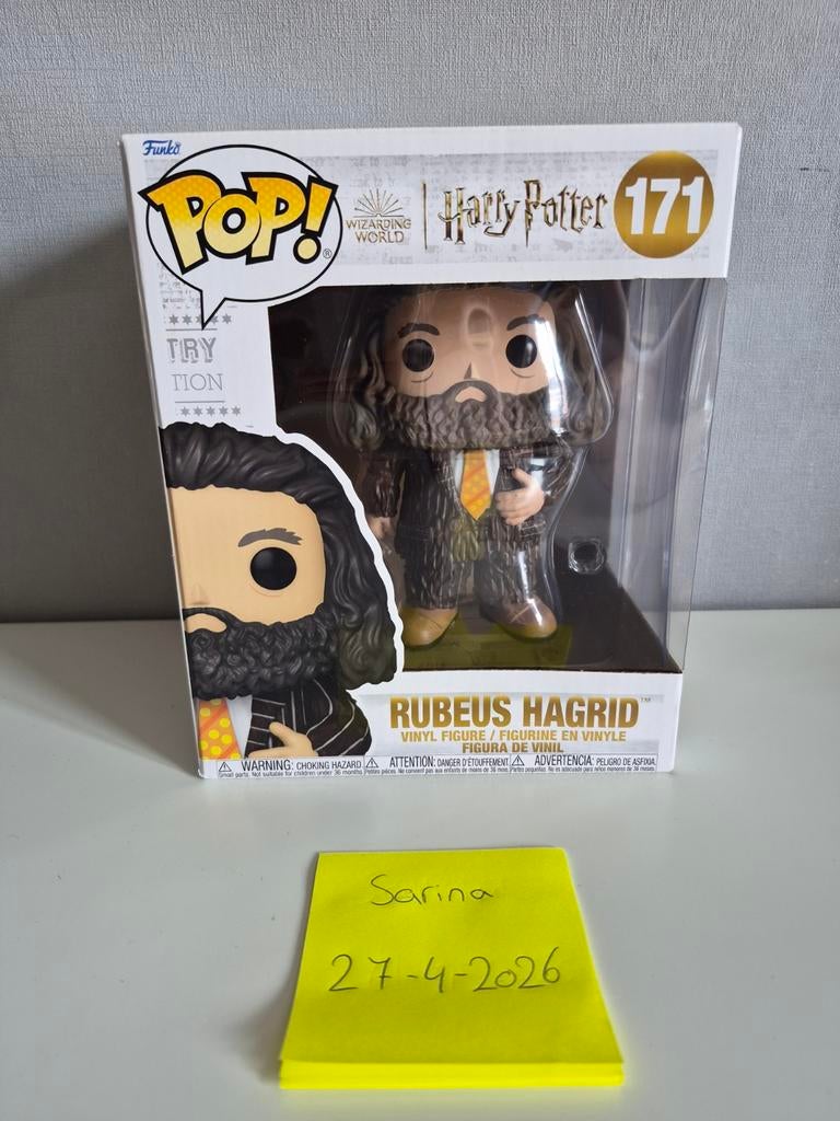 Harry potter funko pop rubeus hagrid 171, Ophalen of Verzenden, Zo goed als nieuw