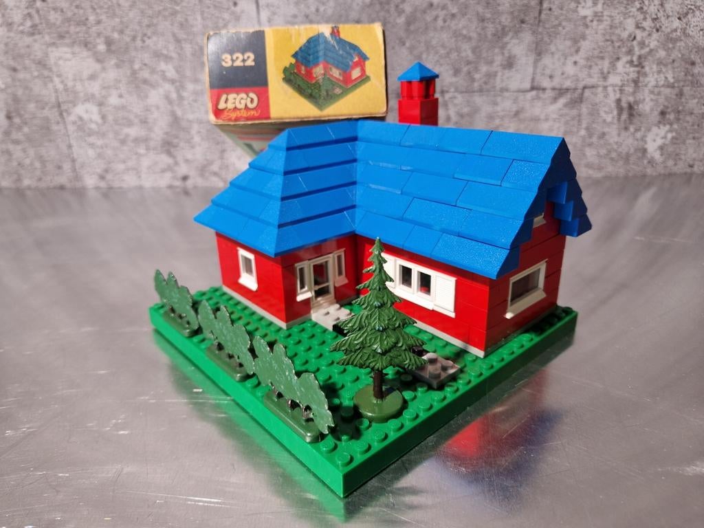 Lego vintage townhouse 322-2, Kinderen en Baby's, Speelgoed | Duplo en Lego, Ophalen of Verzenden, Gebruikt
