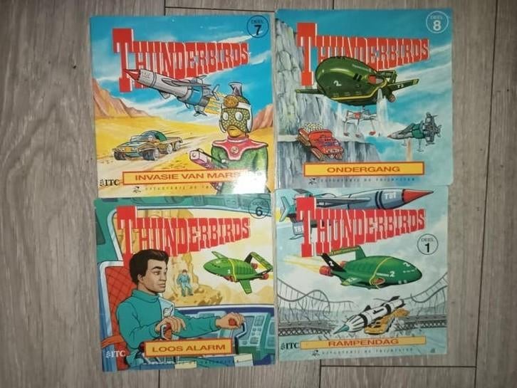 Thunderbirds Stripboeken - Deel 1, 6, 7, 8, Boeken, Stripboeken, Meerdere stripboeken, Ophalen of Verzenden, Gelezen, Gerry Anderson