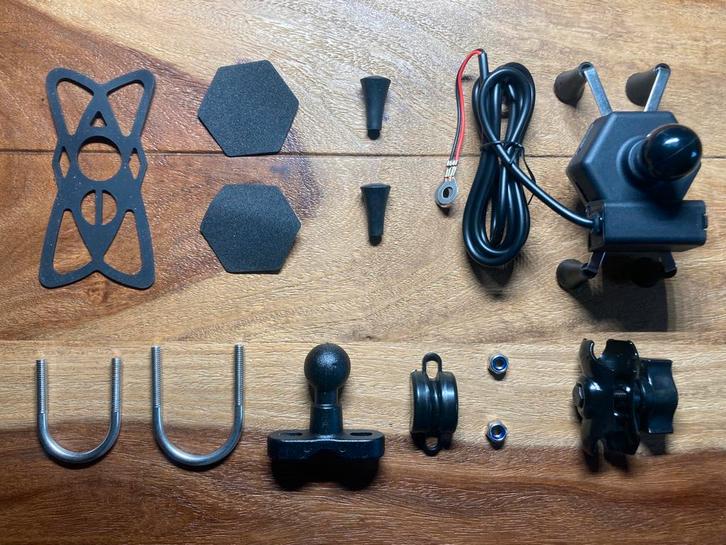 X Grip Mount Mobielhouder / Telefoonhouder voor Motor, Motoren, Accessoires | Navigatiesystemen, Nieuw, Ophalen of Verzenden