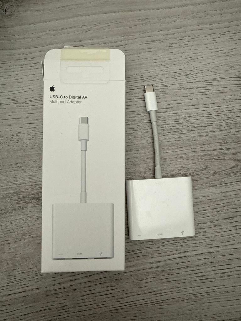 Apple USB-C naar Digitale AV Multiport Adapter, Computers en Software, Pc- en Netwerkkabels, Gebruikt, Ophalen of Verzenden