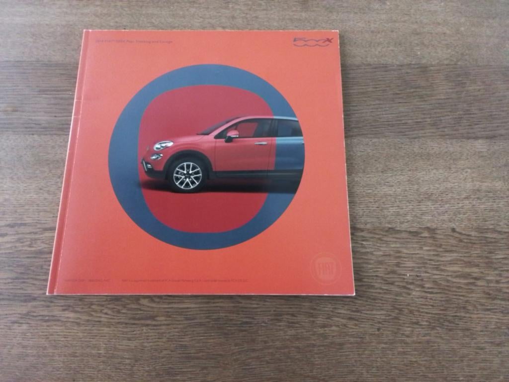 Folder Fiat 500X, Lounge, Pop USA, Boeken, Ophalen of Verzenden, Zo goed als nieuw, Overige merken
