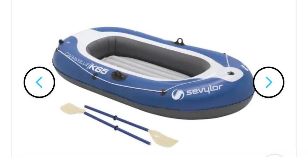 Sevylor K65 opblaasbare boot - NIEUW + 2 peddels, Ophalen of Verzenden, Nieuw, Overige typen