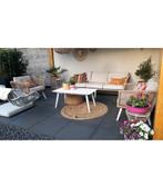 Leuk loungeset 3 jaar oud., Ophalen of Verzenden, Aluminium, Bank