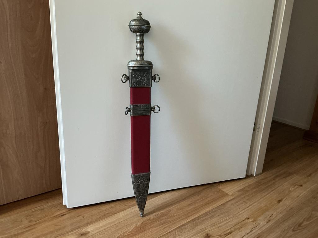 Prachtig Romeins sierzwaard replica met schede., Ophalen of Verzenden, Zo goed als nieuw