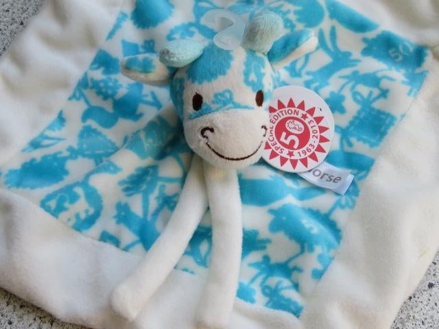 Knuffeldoek giraffe giraf limited edition Happy Horse, Ophalen of Verzenden, Nieuw, Giraf, Wasbaar