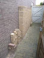 gele klinkers - 20x10x6 cm, Tuin en Terras, Tegels en Klinkers, Ophalen, Gebruikt, Klinkers, 10 m² of meer