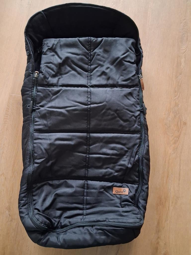 Qute Voetenzak Buggy Zwart Fleece - Zo goed als nieuw, Ophalen, Zo goed als nieuw