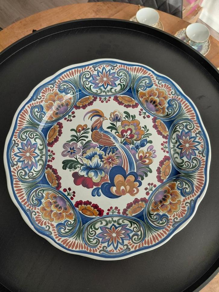 Vintage Boch wandbord, Antiek en Kunst, Antiek | Wandborden en Tegels, Ophalen of Verzenden