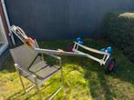 Handtrailer-strandtrailer rubber Boot, Watersport en Boten, Ophalen, Gebruikt, Overige typen
