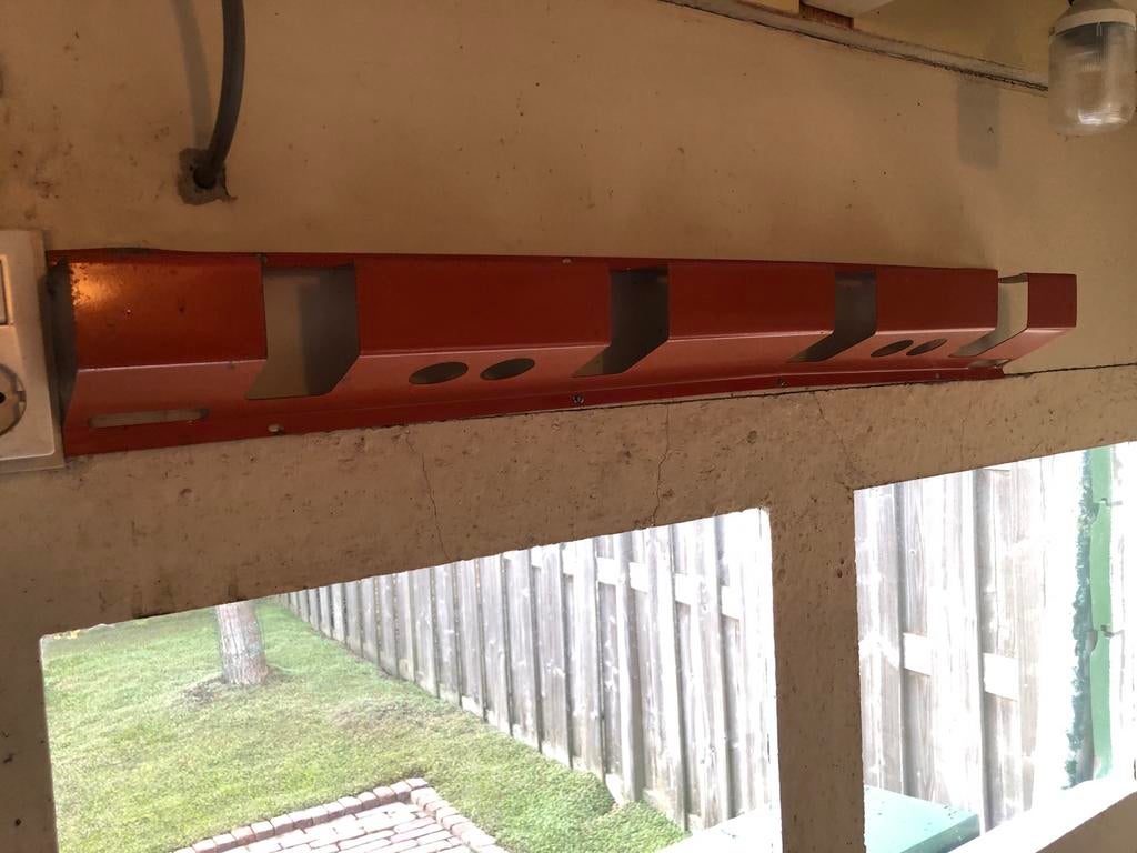 Metalen gereedschap rek, Ophalen, Gebruikt