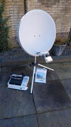 Complete TV schotel set met statief en ontvanger, Ophalen, Gebruikt, (Schotel)antenne, Overige merken