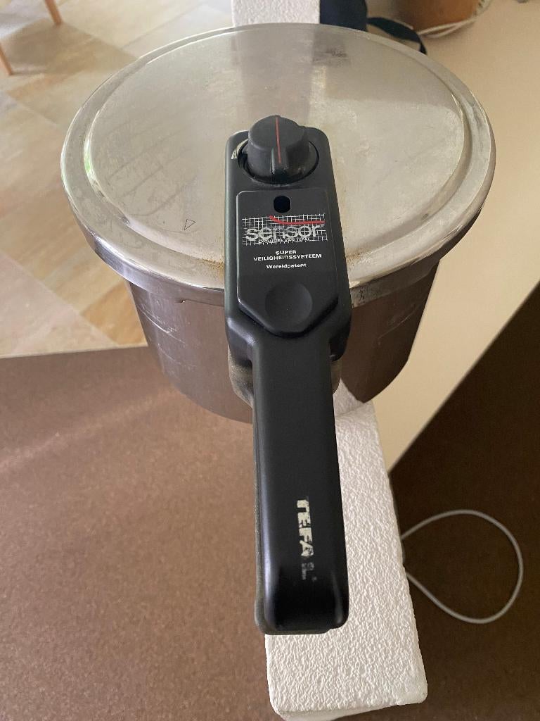 Tefal snelkookpan, Kookpan of Snelkookpan, Gebruikt, Keramische plaat, Aluminium