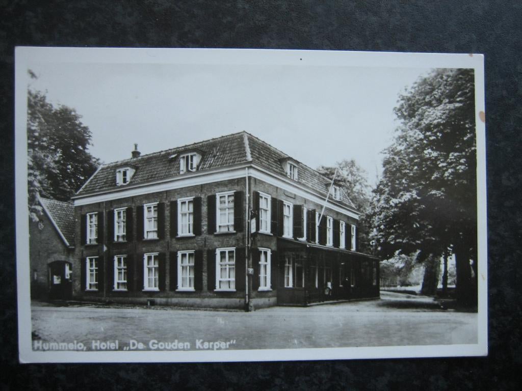 HUMMELO Hotel De Gouden Karper A, Ophalen of Verzenden, 1960 tot 1980, Gelderland