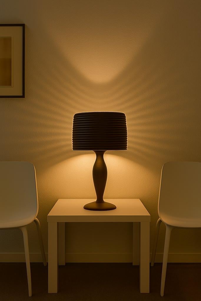 3x Solzi Luce GOA Archirivolto bruine vintage lamp, Huis en Inrichting, Lampen | Vloerlampen, Ophalen, Kunststof, Zo goed als nieuw