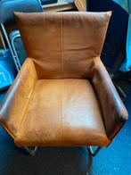 Eetkamer stoelen 4x, Ophalen, Gebruikt, Bruin, Leer