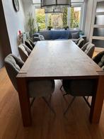 T.e.a.b. Eettafel 2.20x1.00, Huis en Inrichting, Tafels | Eettafels, Ophalen, Gebruikt, 200 cm of meer, 50 tot 100 cm