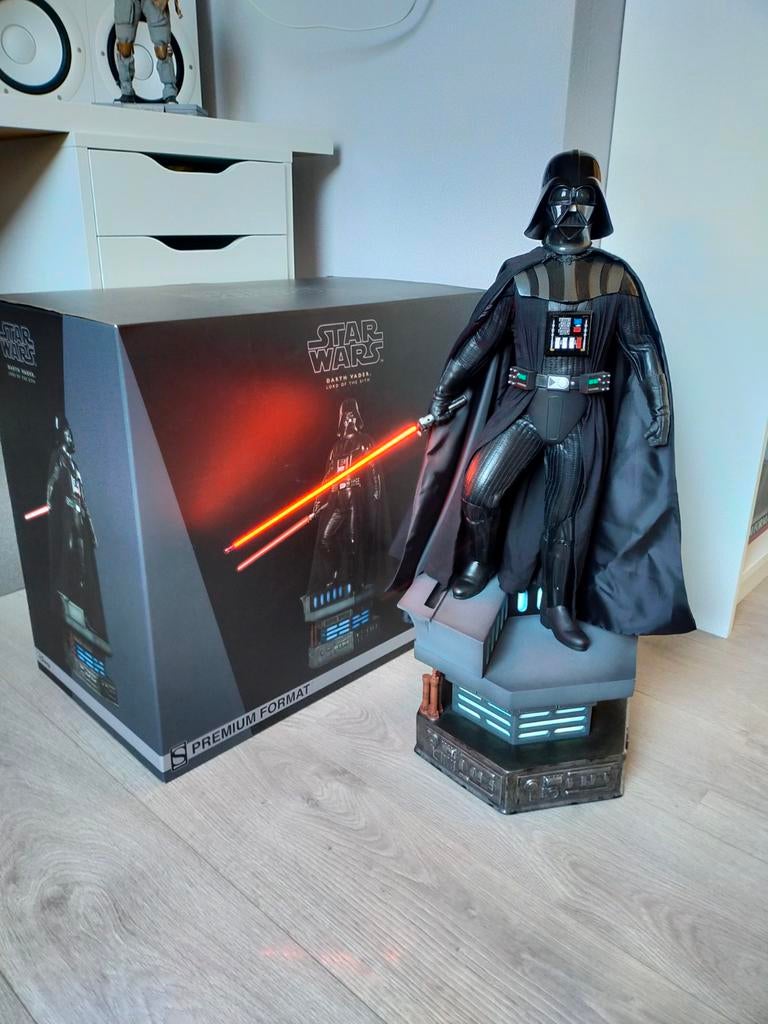 Sideshow Darth Vader Premium Format Statue 1/4 ROTJ, Verzamelen, Star Wars, Ophalen of Verzenden, Zo goed als nieuw, Beeldje of Buste