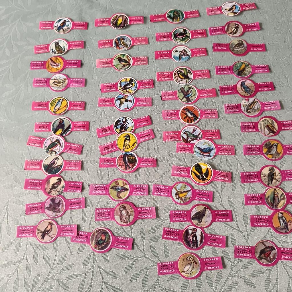 Sigarenbandjes G. Dezelle vogels, Ophalen of Verzenden, Gebruikt
