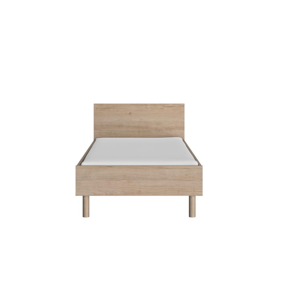 Ritmo 1-persoonsbed - Eiken, Niet ingevuld, Niet ingevuld, Niet ingevuld