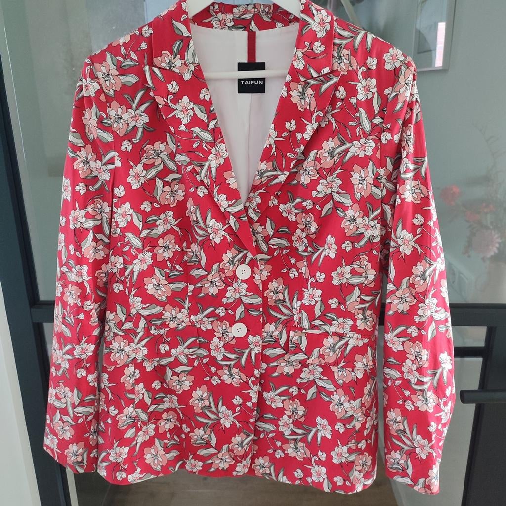 Fleurige zomer blazer Taifun, Ophalen of Verzenden, Zo goed als nieuw, Maat 38/40 (M)