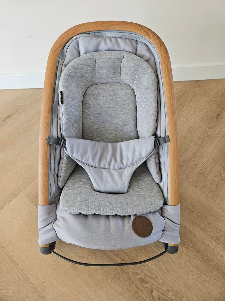 Maxi-Cosi Kori wipstoel grey/wood - Zo goed als nieuw, Ophalen of Verzenden, Zo goed als nieuw, Wipstoel, Overige merken
