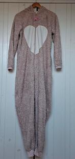 Beige uil onesie pyjama maat M, Kleding | Dames, Ophalen of Verzenden
