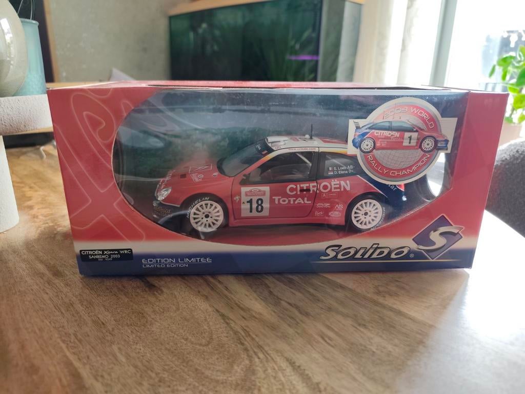 Solido Citroën Xsara WRC Sanremo 2003 Limited Edition, 1:50 of kleiner, Auto, Zo goed als nieuw, Ophalen