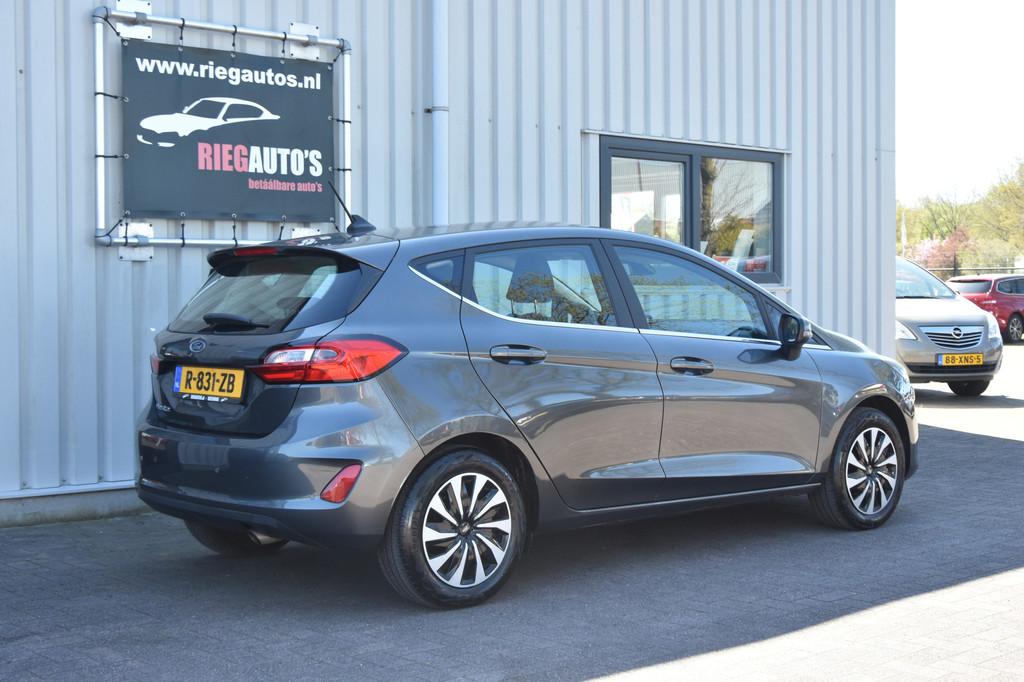 Ford Fiesta 1.0 EcoBoost Titanium. N.A.P, PDC, CLIMA, Naviga, Auto's, Voorwielaandrijving, 101 pk, Gebruikt, Lichtsensor