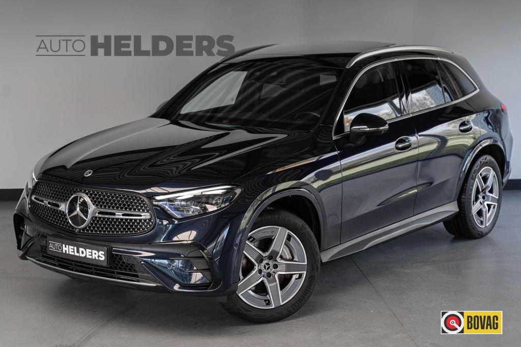 Mercedes GLC-klasse 400e 4MATIC AMG Burm. 360 Luchtv. HuD, Automaat, Gebruikt, Blauw, Leder