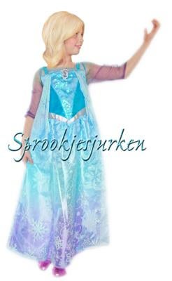 Frozen Elsa (Disney) jurk maat 134-140, Ophalen of Verzenden, Nieuw, 134 t/m 140, Meisje
