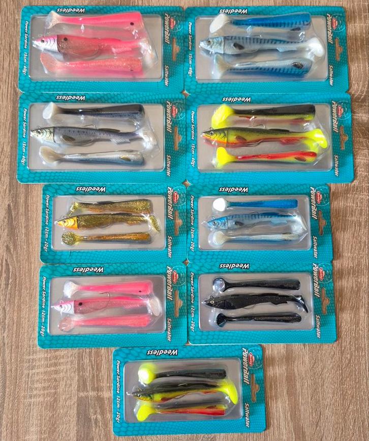 Berkley power sardine shad pakket, Watersport en Boten, Hengelsport | Roofvissen, Nieuw, Overige typen, Ophalen of Verzenden