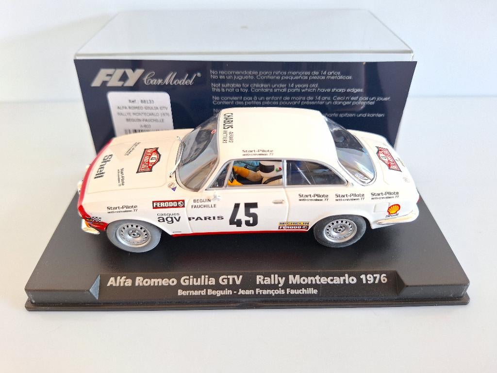 Fly Alfa Romeo Giulia GTV RMC 1976 Beguin " Ref. 88133, Overige merken, Racebaan, Fly, Nieuw