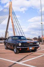 1966 Ford Mustang Coupe  289 Hi-Po V8 Volledig gerestaureerd, Achterwielaandrijving, Zwart, Leder, Bedrijf