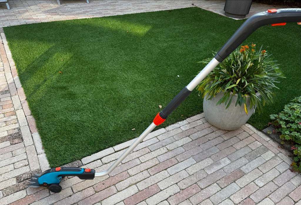 GARDENA ClassicCut Li Set Accugrasschaar + steel, Ophalen, Gebruikt, Minder dan 30 cm, Accu-grasmaaier