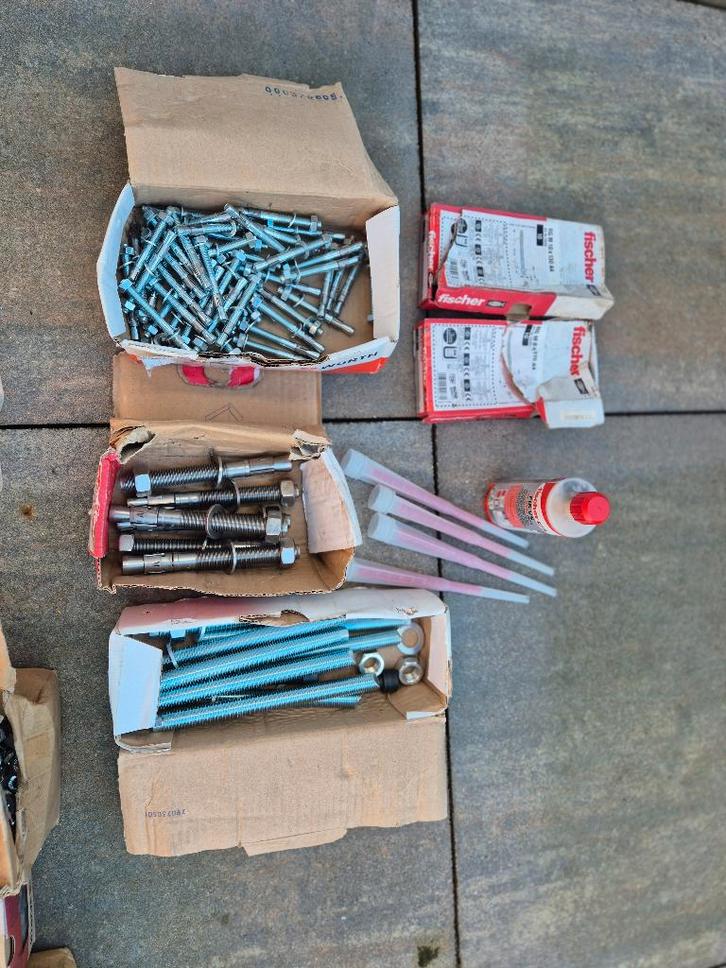 Grondankers/keilbouten en diverse bevestigings materialen, Doe-het-zelf en Verbouw, Overige Doe-het-zelf en Verbouw, Nieuw, Ophalen of Verzenden