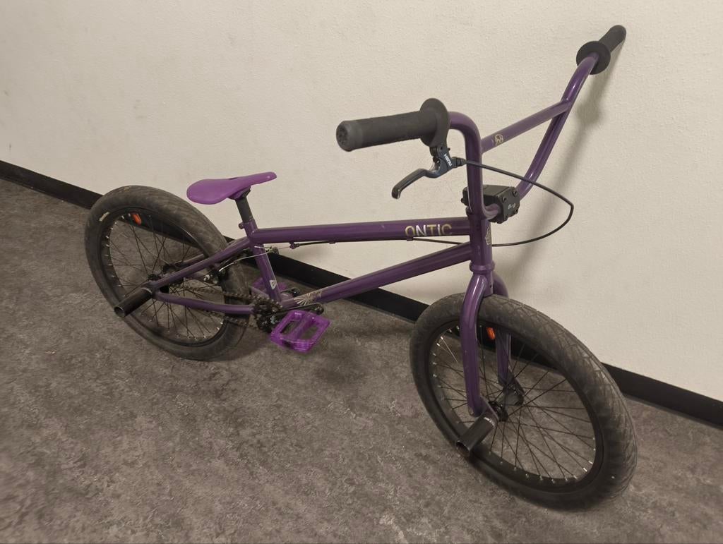 Paarse BMX - Ontic -20 inch, Fietsen en Brommers, Fietsen | Crossfietsen en BMX, Ophalen, Gebruikt, Ontic, 20 tot 24 inch