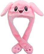 Roze Pluche Bunny Oorbewegende Muts - Nieuw, Ophalen of Verzenden, Nieuw