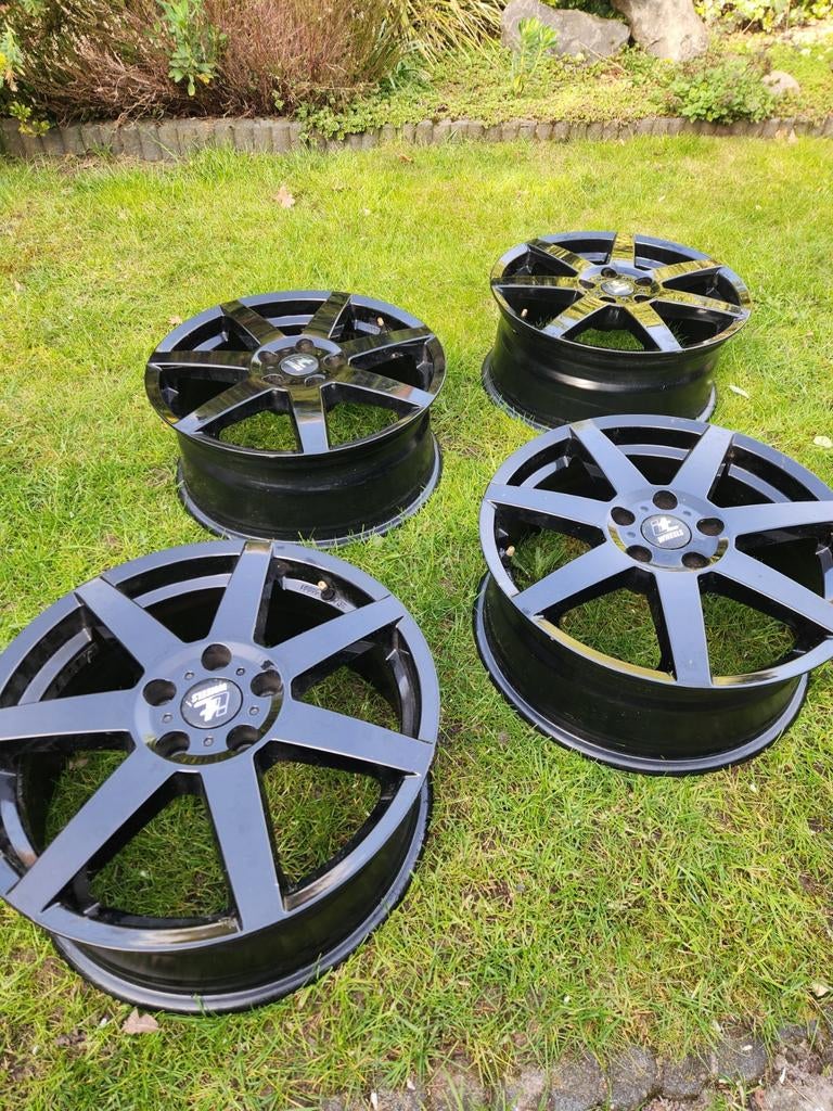 18 inch IT Weels Zwarte velgen set van 4, Auto-onderdelen, Banden en Velgen, Ophalen of Verzenden